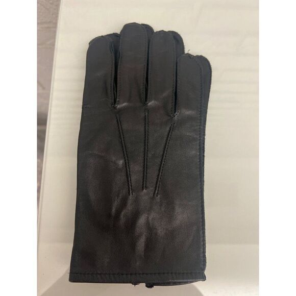 Dress Gloves Accessories - Dress Gloves Women Black Top Grain Cowhide Leather Gloves Size XL